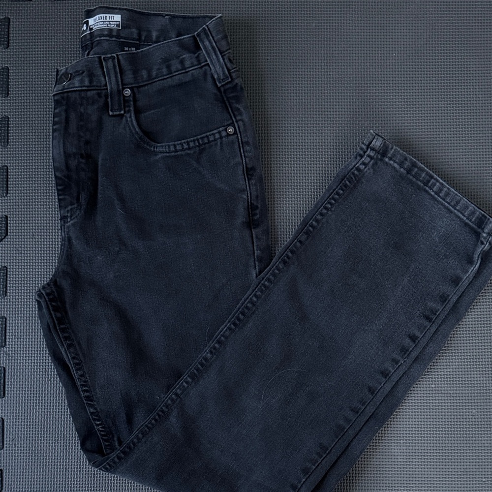 Carhartt Men's Dark Gray Straight Jeans